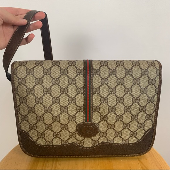 Vintage Gucci Tote Shoulder Bag + Wallet - Picture 2 of 14